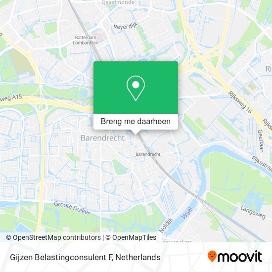 Gijzen Belastingconsulent F kaart