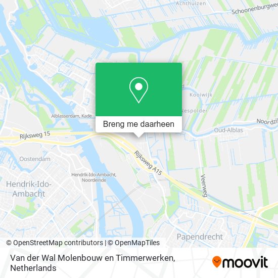 Van der Wal Molenbouw en Timmerwerken kaart