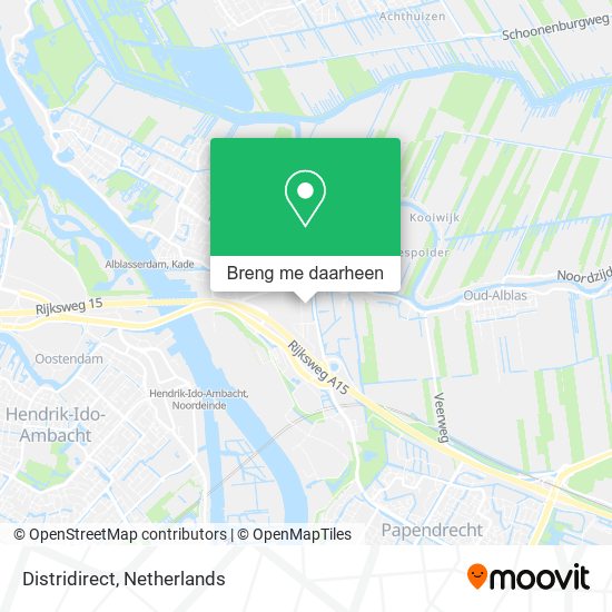 Distridirect kaart