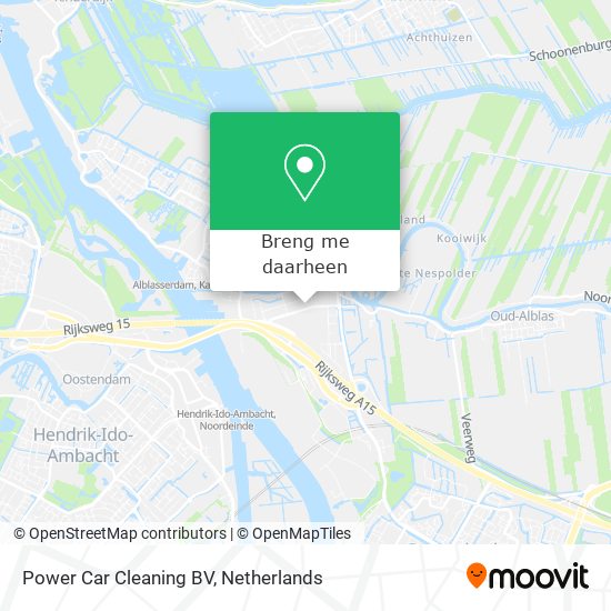 Power Car Cleaning BV kaart