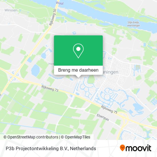 P3b Projectontwikkeling B.V. kaart