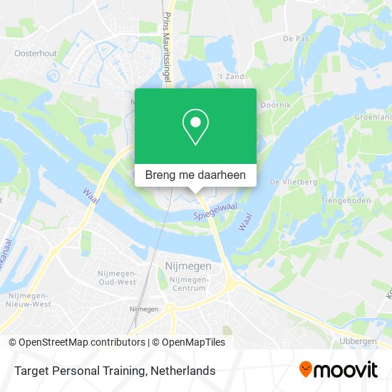 Target Personal Training kaart