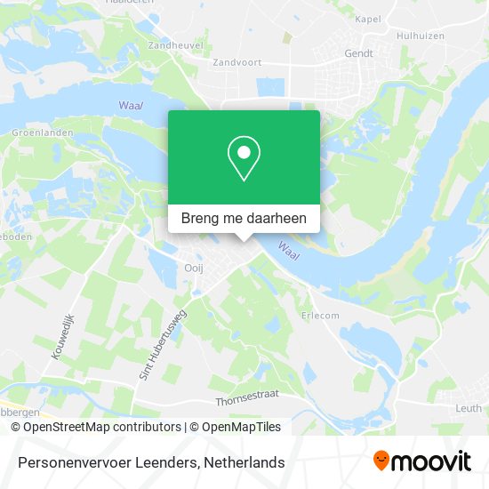 Personenvervoer Leenders kaart