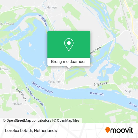 Lorolux Lobith kaart