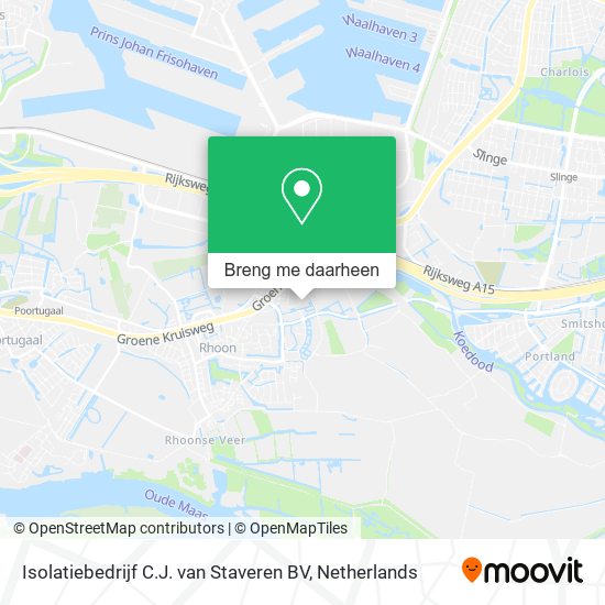 Isolatiebedrijf C.J. van Staveren BV kaart