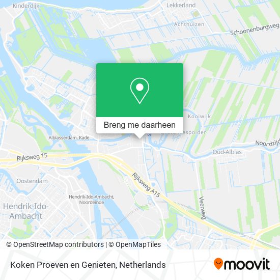 Koken Proeven en Genieten kaart