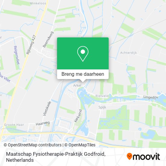 Maatschap Fysiotherapie-Praktijk Godfroid kaart