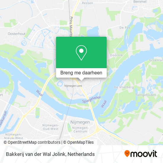 Bakkerij van der Wal Jolink kaart