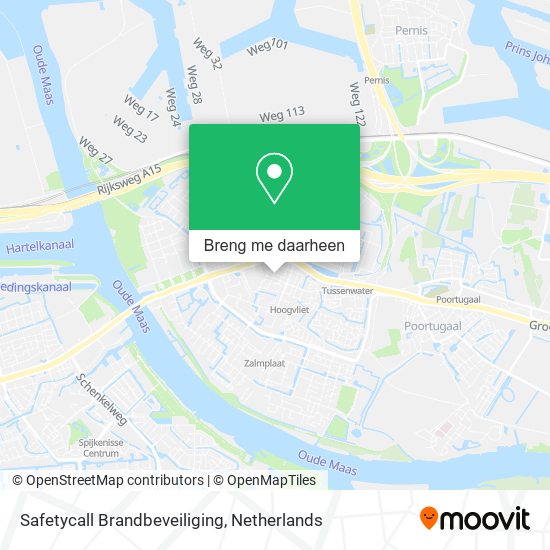 Safetycall Brandbeveiliging kaart