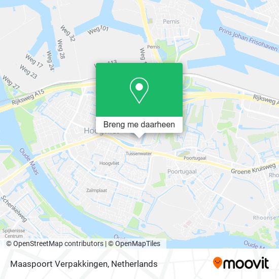 Maaspoort Verpakkingen kaart