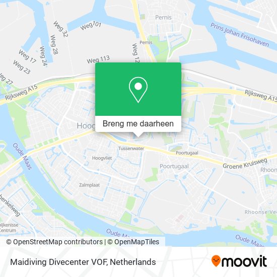 Maidiving Divecenter VOF kaart