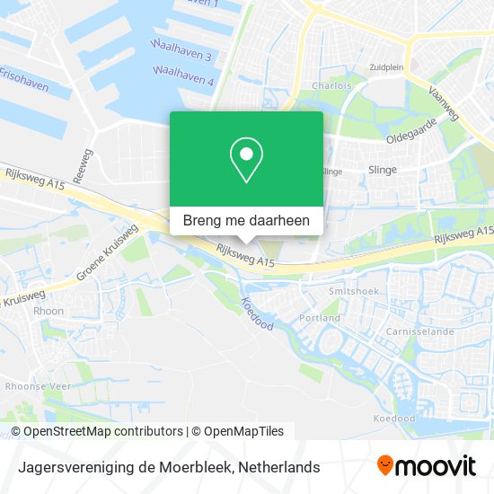 Jagersvereniging de Moerbleek kaart