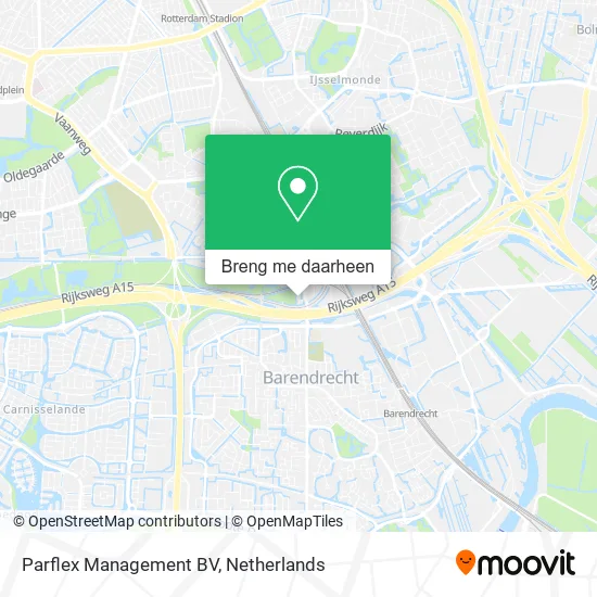 Parflex Management BV kaart