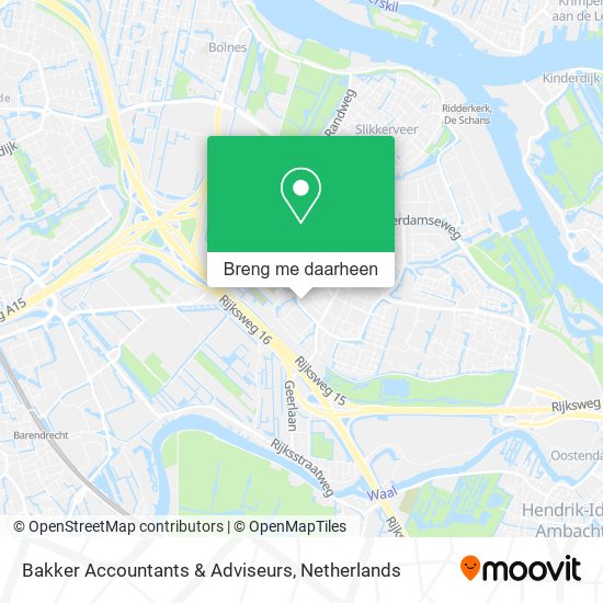 Bakker Accountants & Adviseurs kaart