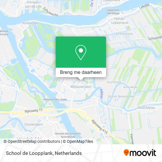 School de Loopplank kaart