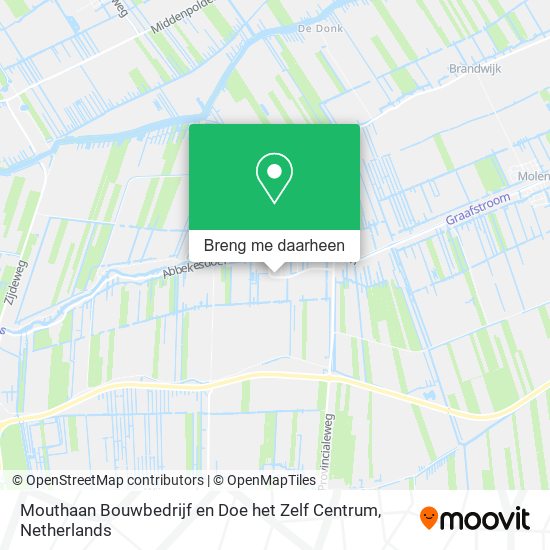 Mouthaan Bouwbedrijf en Doe het Zelf Centrum kaart