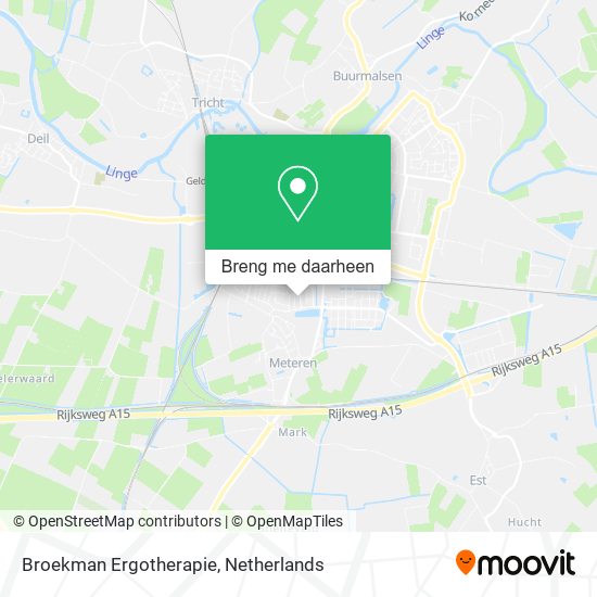 Broekman Ergotherapie kaart