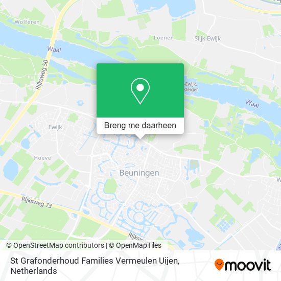 St Grafonderhoud Families Vermeulen Uijen kaart