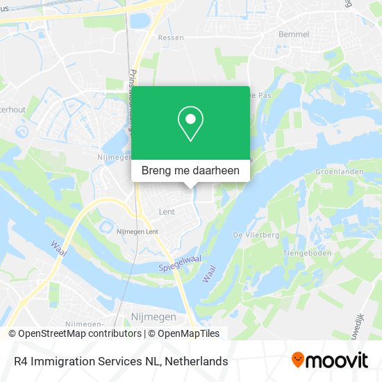 R4 Immigration Services NL kaart