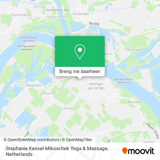 Stephanie Kessel-Mikoschek Yoga & Massage kaart