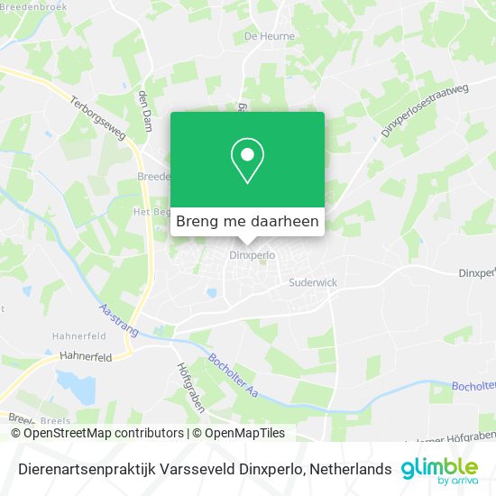 Dierenartsenpraktijk Varsseveld Dinxperlo kaart