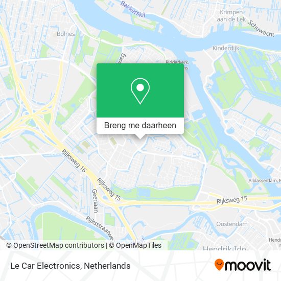 Le Car Electronics kaart