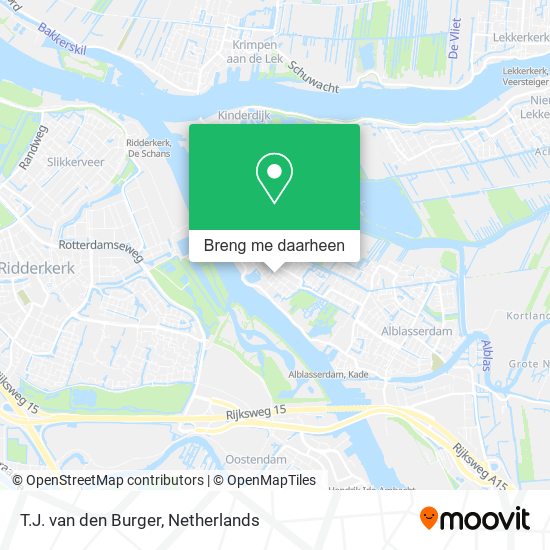 T.J. van den Burger kaart