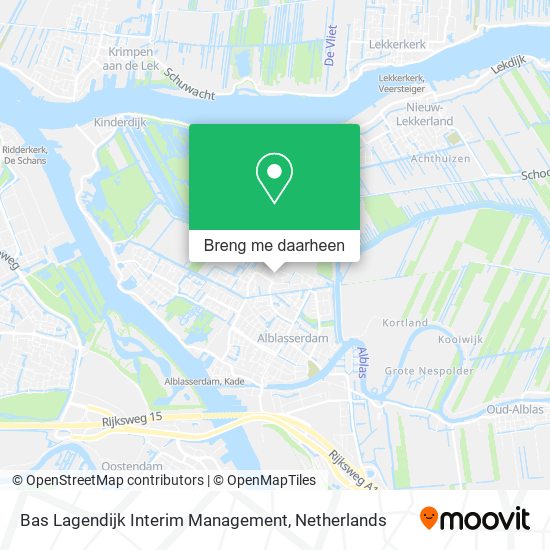 Bas Lagendijk Interim Management kaart