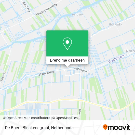 De Buert, Bleskensgraaf kaart