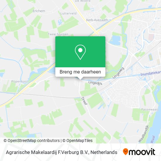Agrarische Makelaardij F.Verburg B.V. kaart