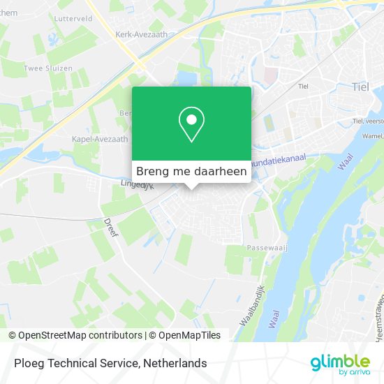 Ploeg Technical Service kaart