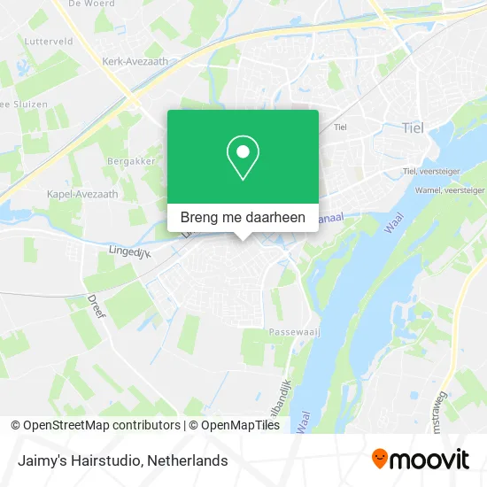 Jaimy's Hairstudio kaart