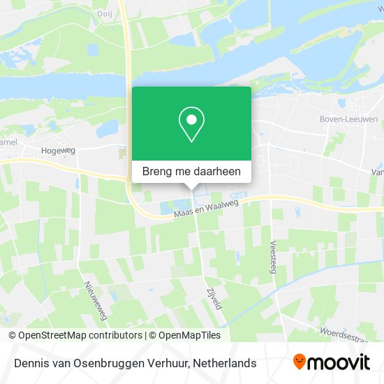 Dennis van Osenbruggen Verhuur kaart