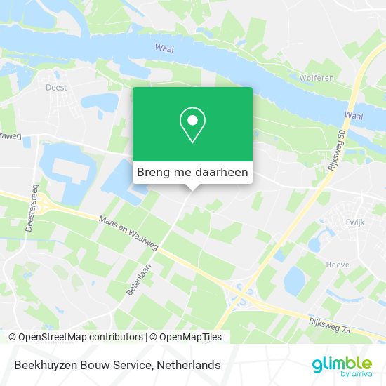 Beekhuyzen Bouw Service kaart