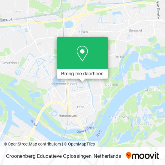 Croonenberg Educatieve Oplossingen kaart