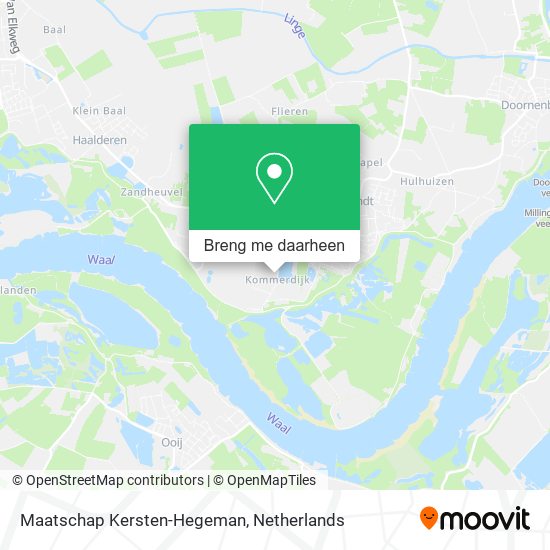 Maatschap Kersten-Hegeman kaart