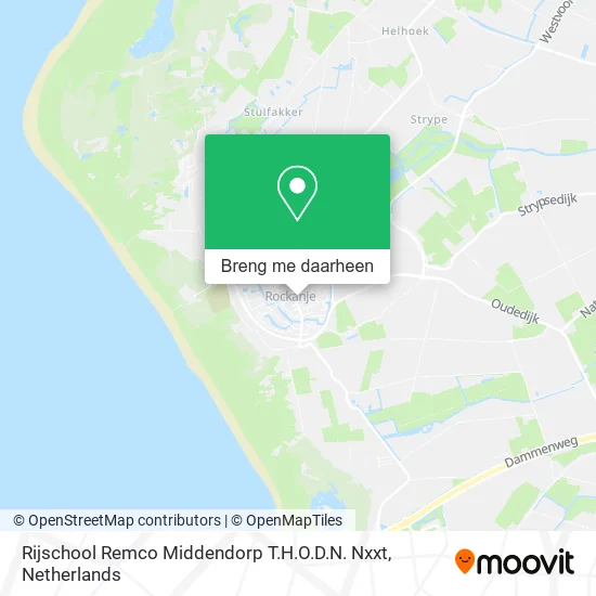 Rijschool Remco Middendorp T.H.O.D.N. Nxxt kaart