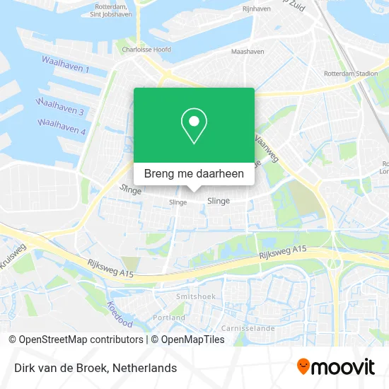 Dirk van de Broek kaart