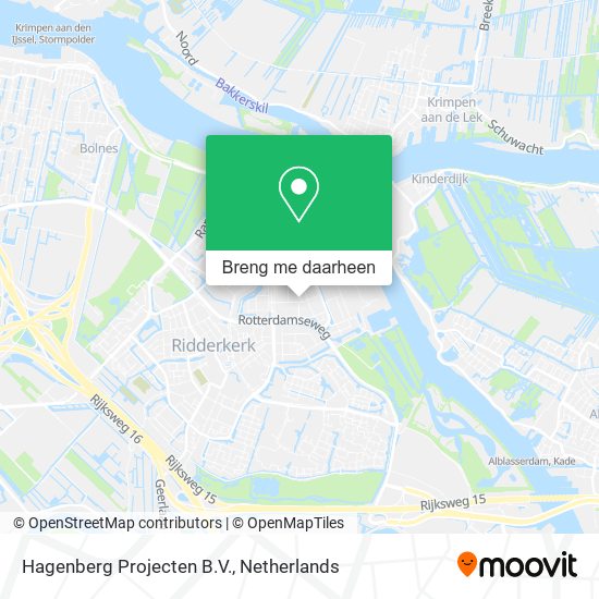 Hagenberg Projecten B.V. kaart