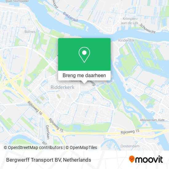 Bergwerff Transport BV kaart