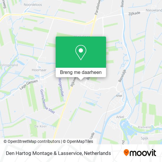 Den Hartog Montage & Lasservice kaart