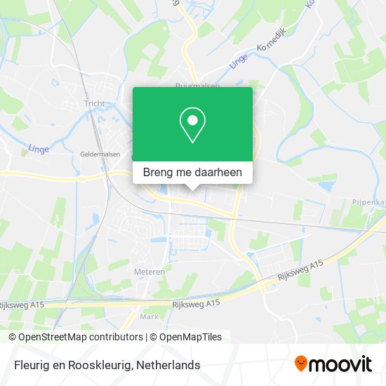 Fleurig en Rooskleurig kaart