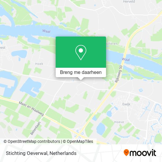 Stichting Oeverwal kaart