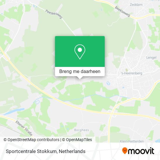 Sportcentrale Stokkum kaart