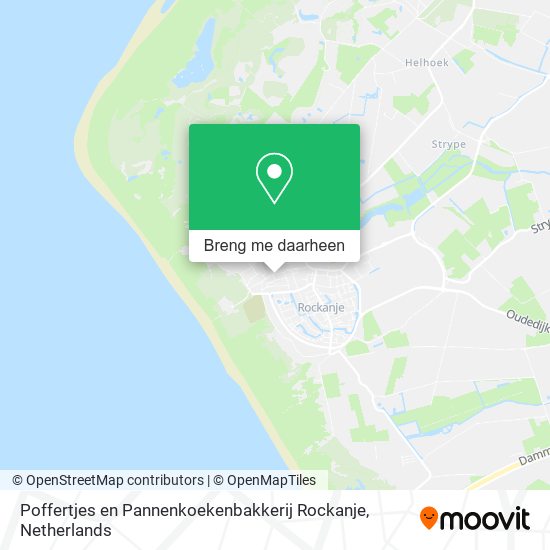 Poffertjes en Pannenkoekenbakkerij Rockanje kaart