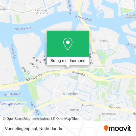 Vondelingenplaat kaart