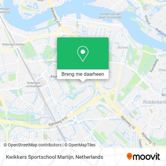 Kwikkers Sportschool Martijn kaart