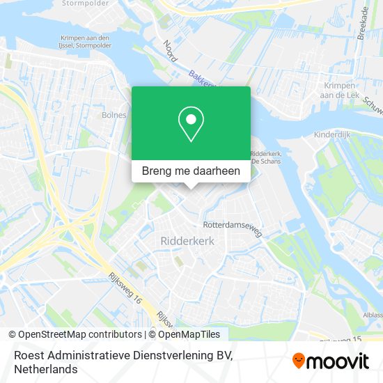 Roest Administratieve Dienstverlening BV kaart