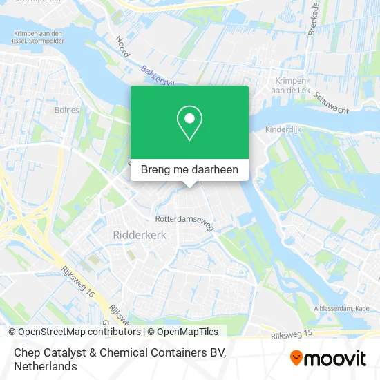 Chep Catalyst & Chemical Containers BV kaart
