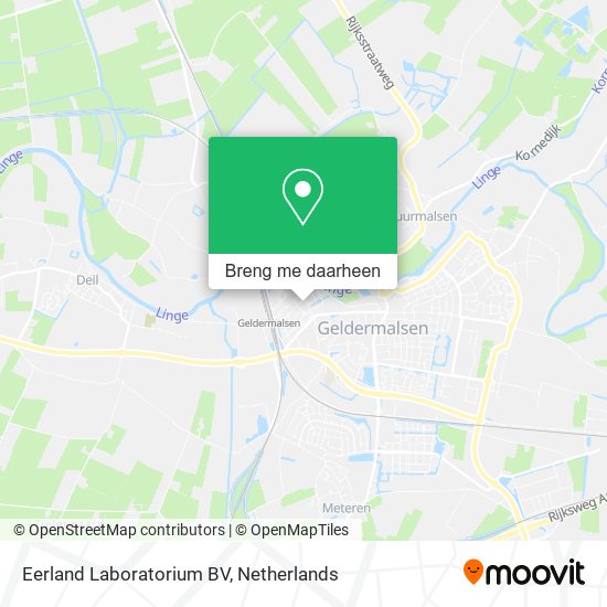 Eerland Laboratorium BV kaart